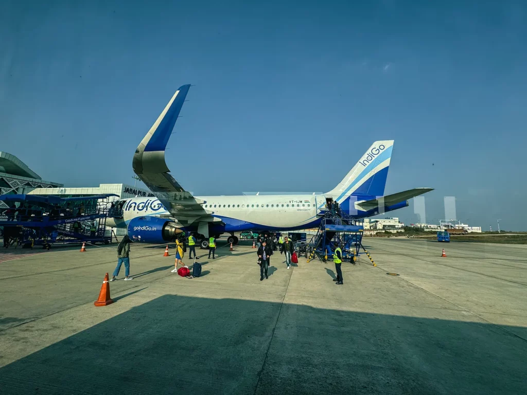 Plane for internal flights in India