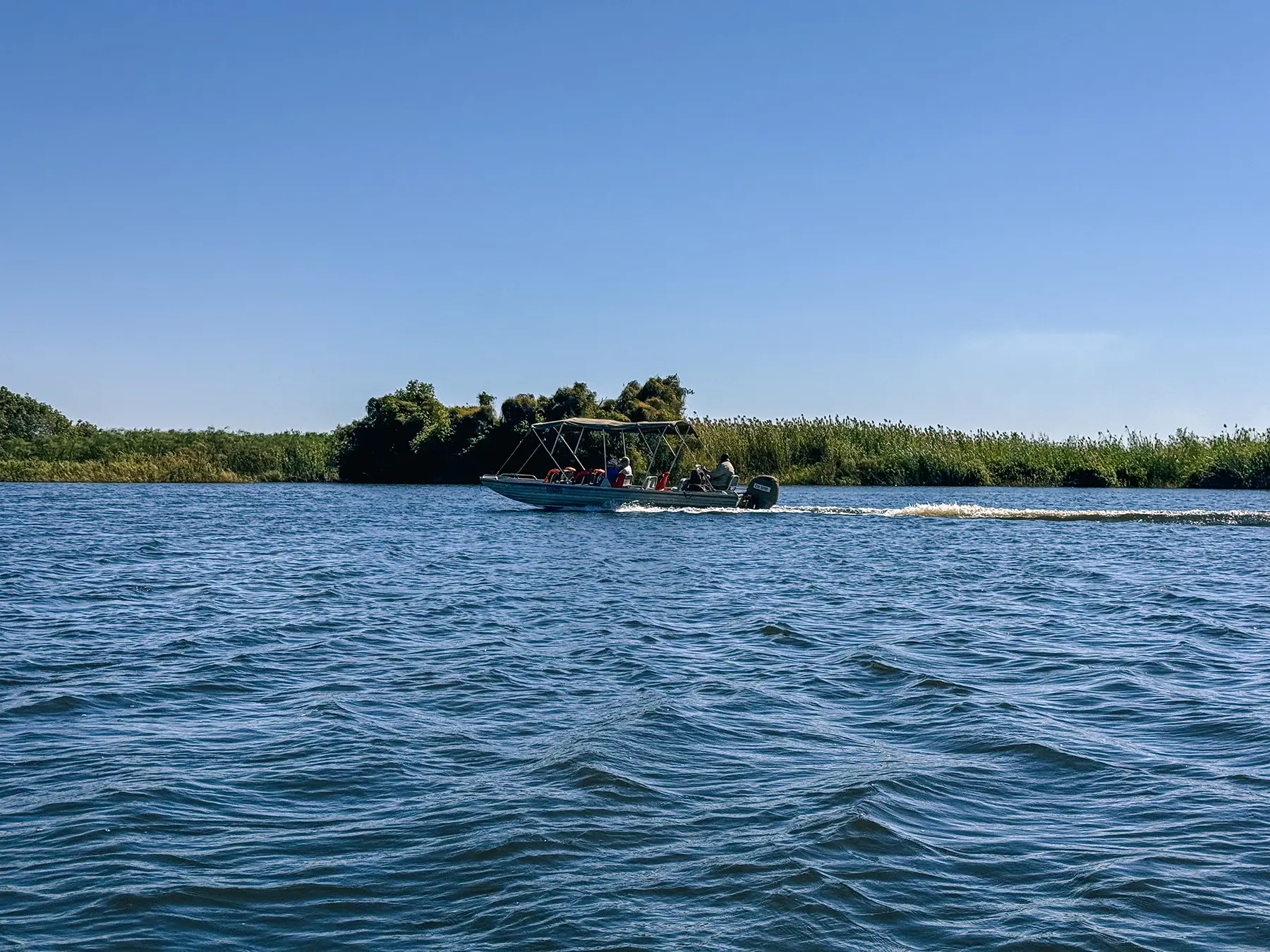 Boat on Chobe Riverfront