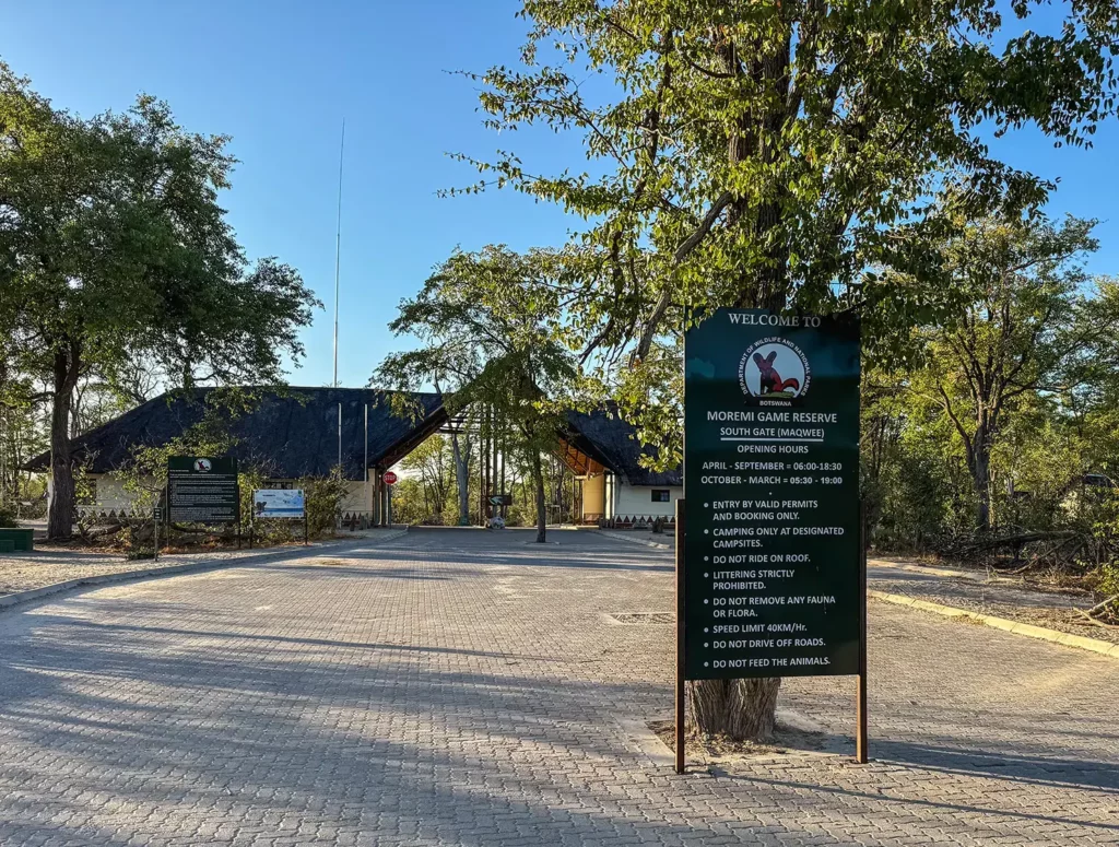 Moremi Game Reserve South Gate (Maqwee), Botswana