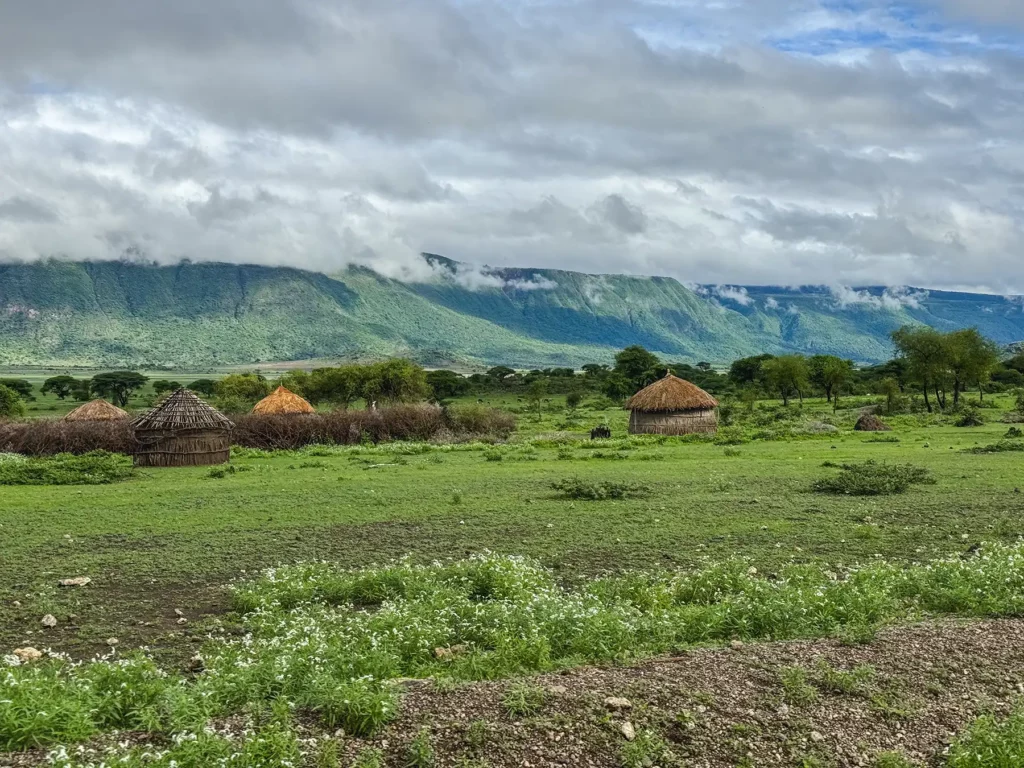 Traditional Masai Boma near Lake Natron, Tanzania