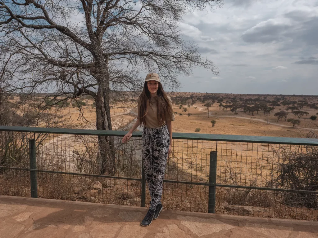 Ella McKendrick in Tarangire National Park, Tanzania