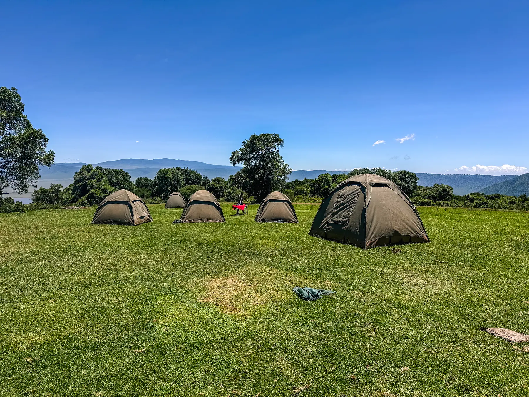 Group safaris often has basic camping accommodation in tents to keep the costs down