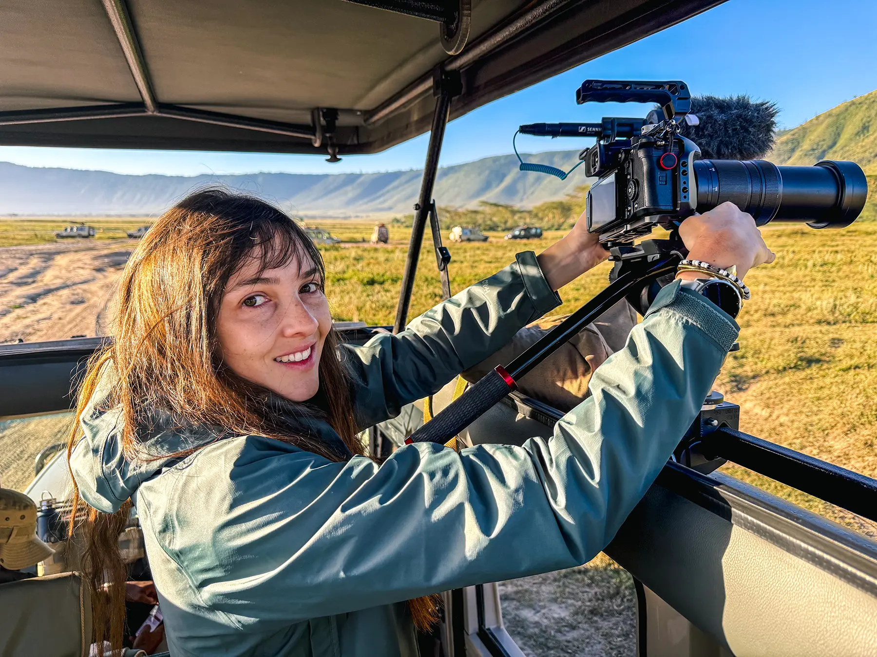 Ella McKendrick on a private photography safari in Ngorongoro Crater