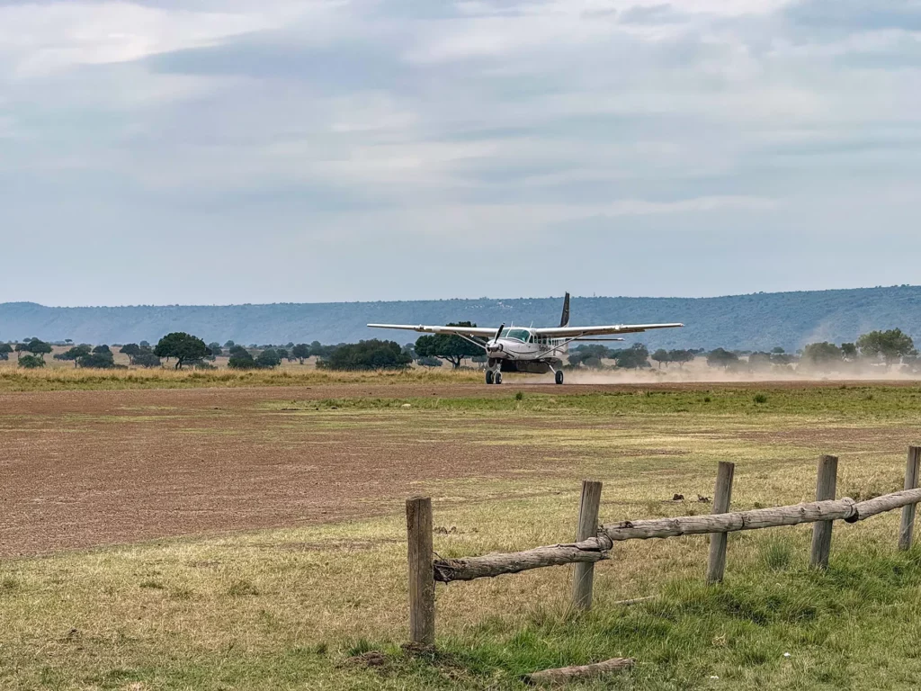 Airstrip in Maasai Mara Kenya