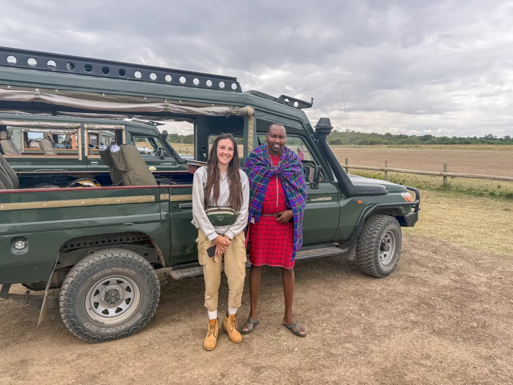 Ella McKendrick with with recommended local safari companies.