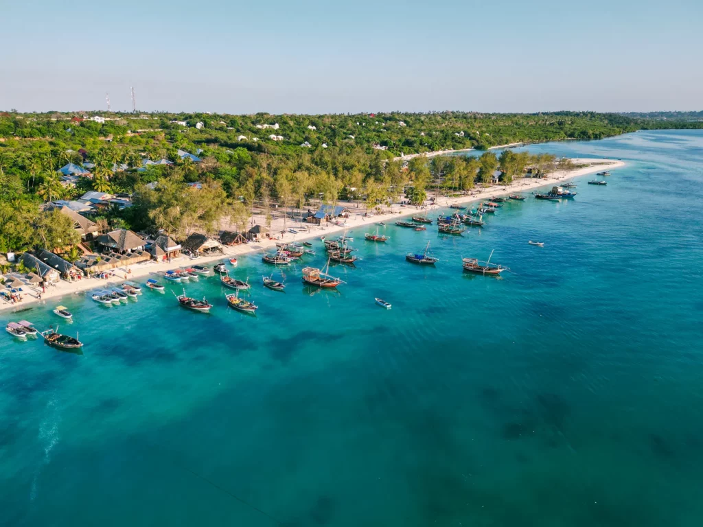 Nugwi beach in Northern Zanzibar.
