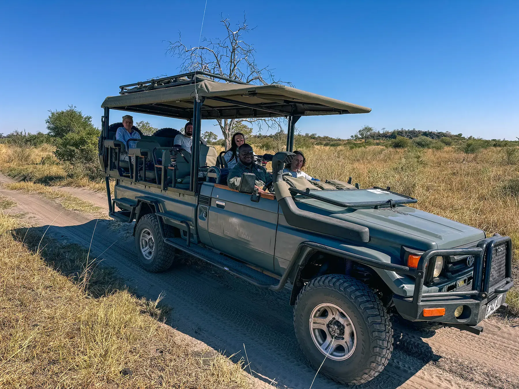 On Safari with a local tour operator in Botswana