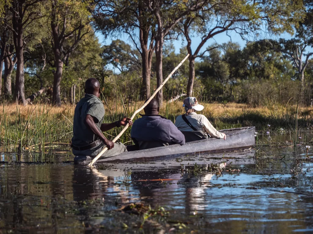 Mokoro (traditional canoe) Botswana