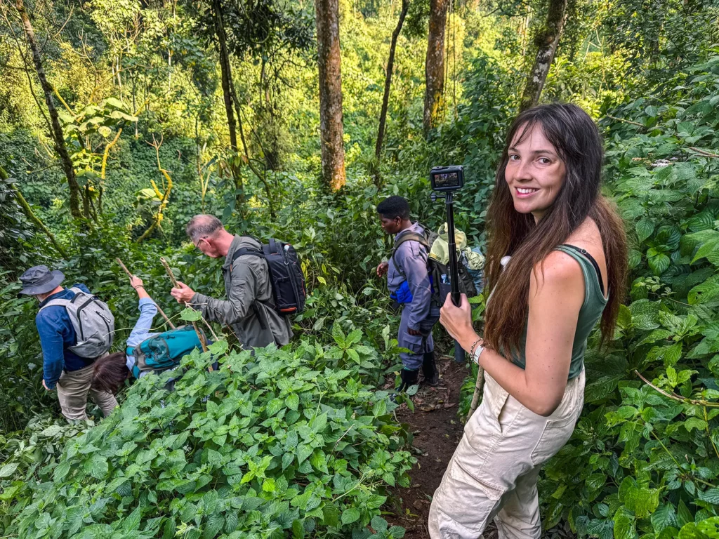 Ella McKendrick, Gorilla tracking in Bwindi Impenetrable Forest, Uganda