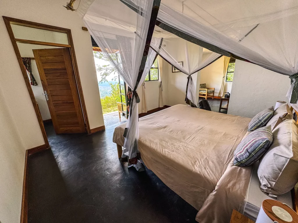 The room at my accommodation, Isunga lodge, Kibale Forest, Uganda