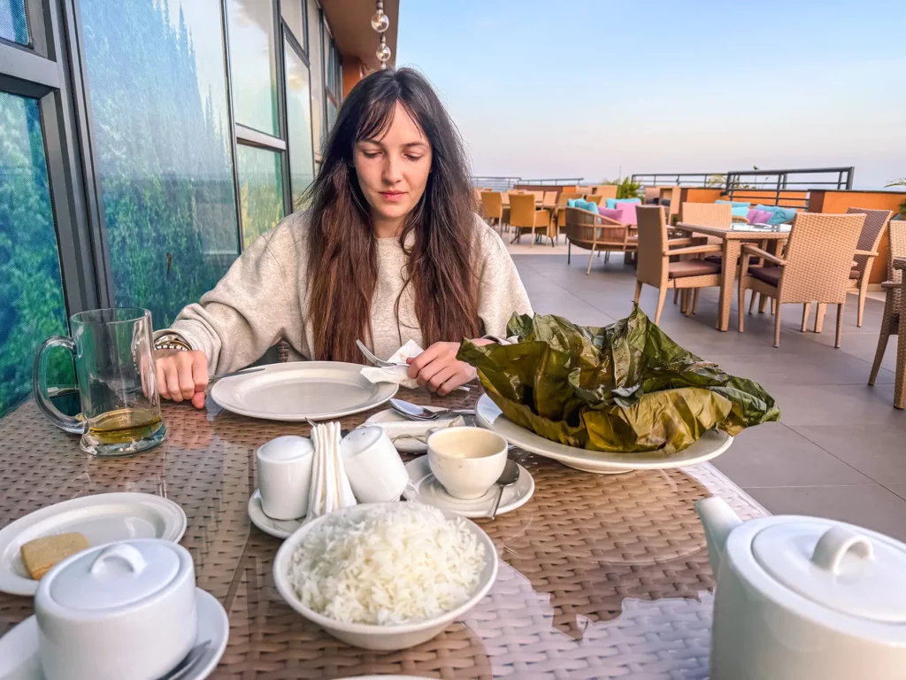 The rooftop restaurant at K Hotels in Entebbe is one of the best in area. Ella McKendrick