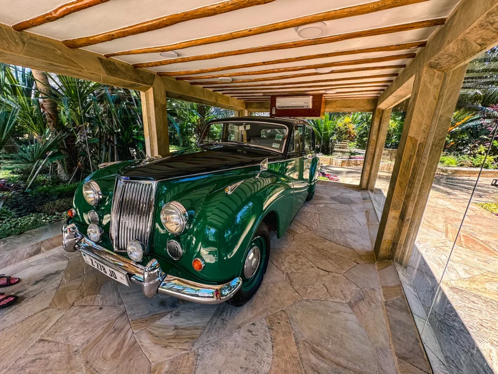 The old sultan of Zanzibar's car - this would have been cool to tour Zanzibar in
