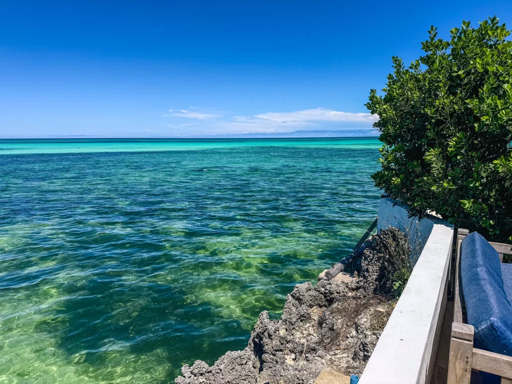 View from the Rock Restaurant Zanzibar