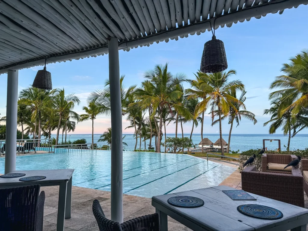 Luxury hotel accommodation in Zanzibar.