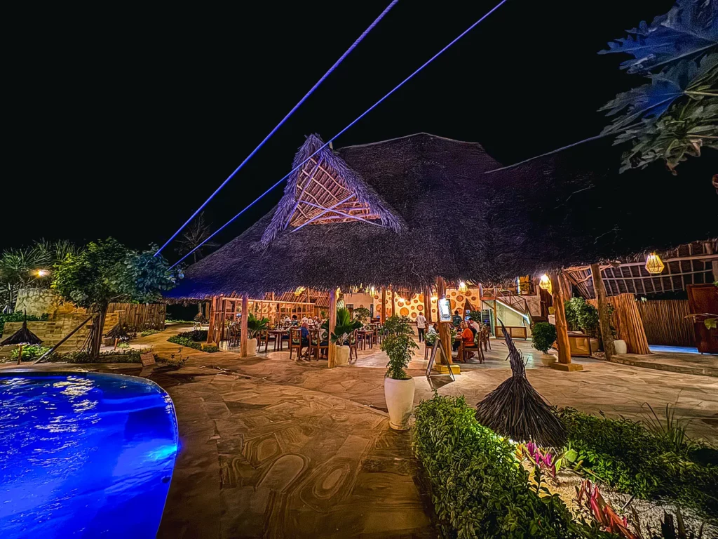 Mid-range hotel accommodation, Zanzibar