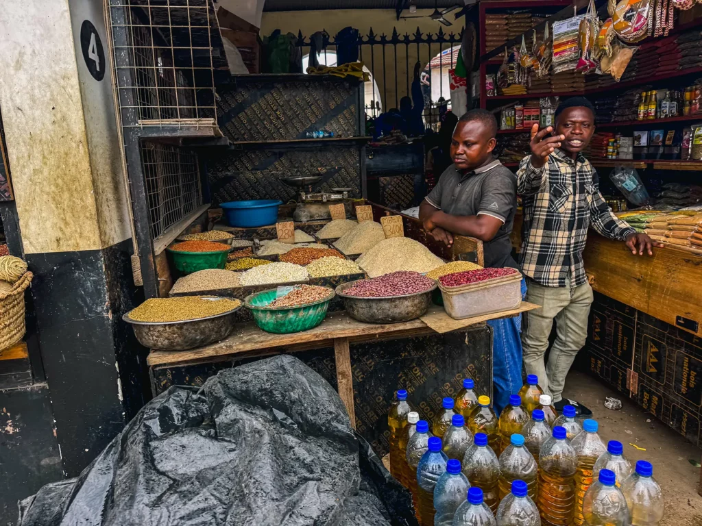 Spice stall in Stone Town, Zanzibar
