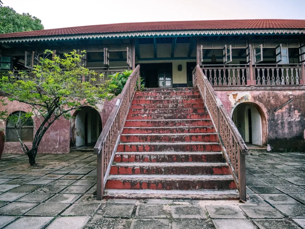 Abandoned hotel on Prison Island, Zanzibar