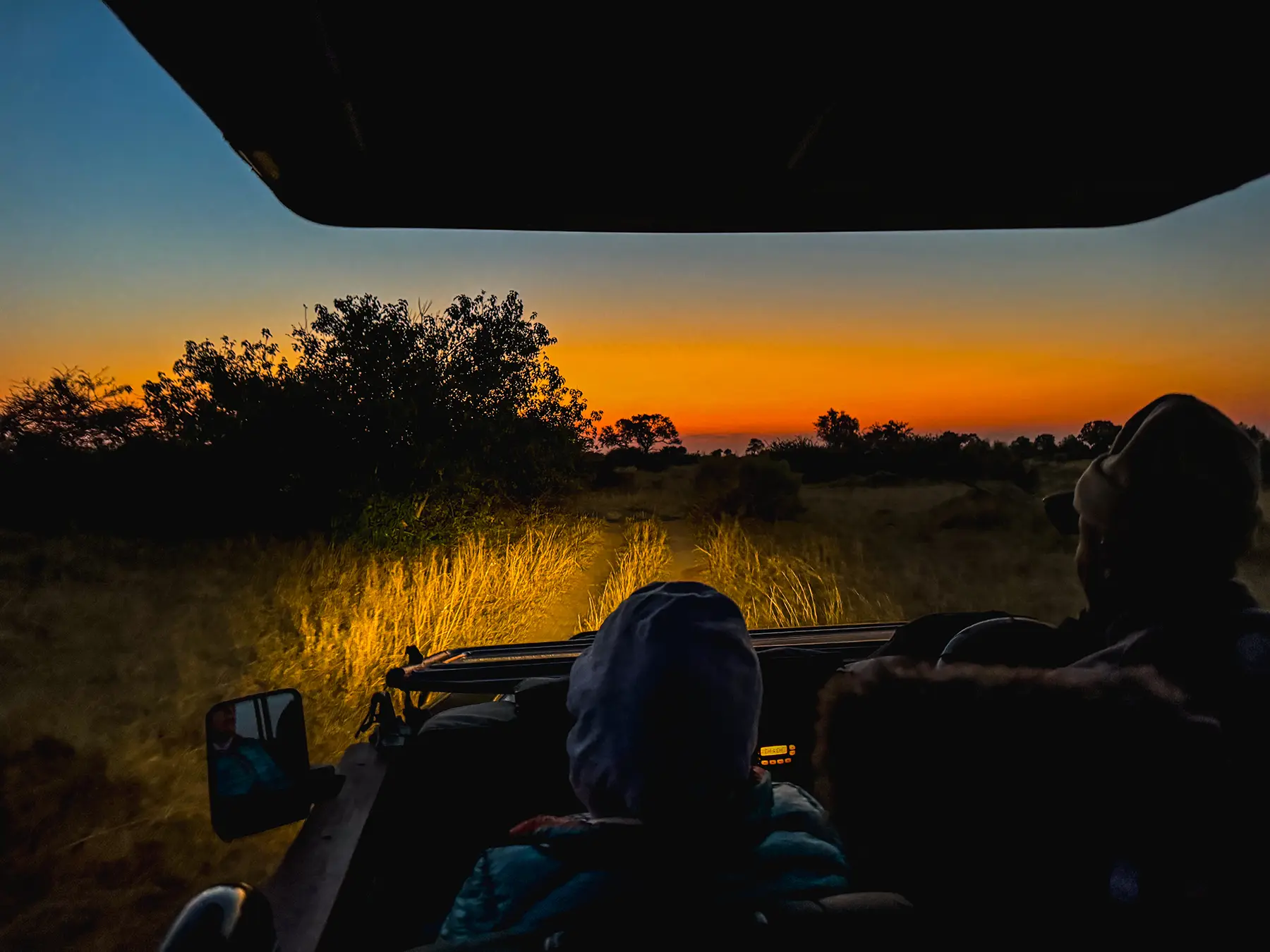Sunset in Moremi Game Reserve, Okavango Delta, Botswana