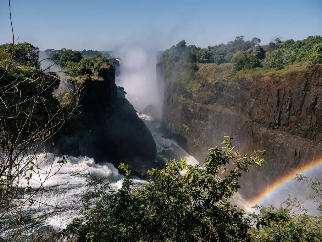 Zimbabwean side of Victoria Falls