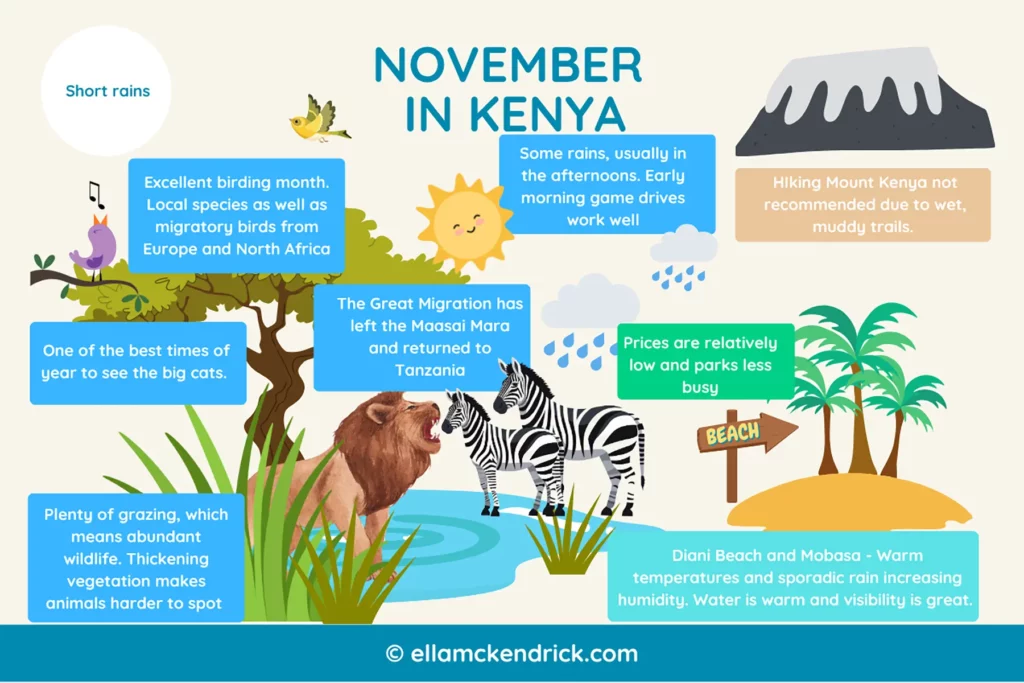 Visual guide to Kenya in November