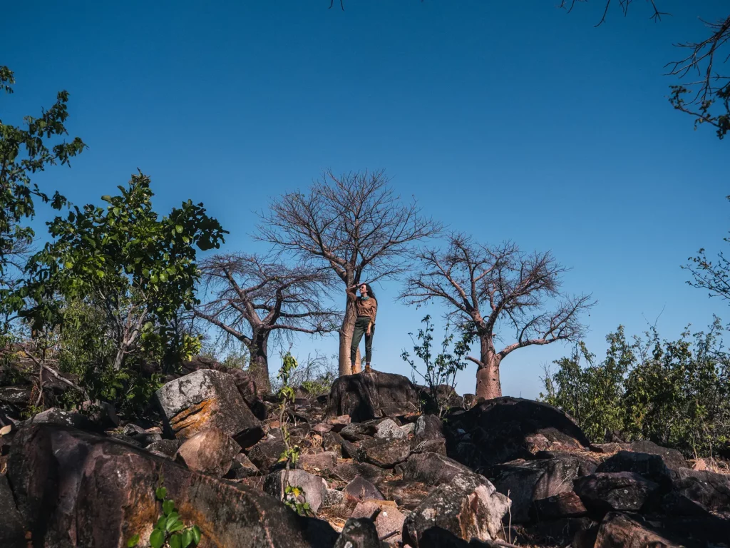Ella Mckendrick in Savuti, Chobe National Park, Botswana