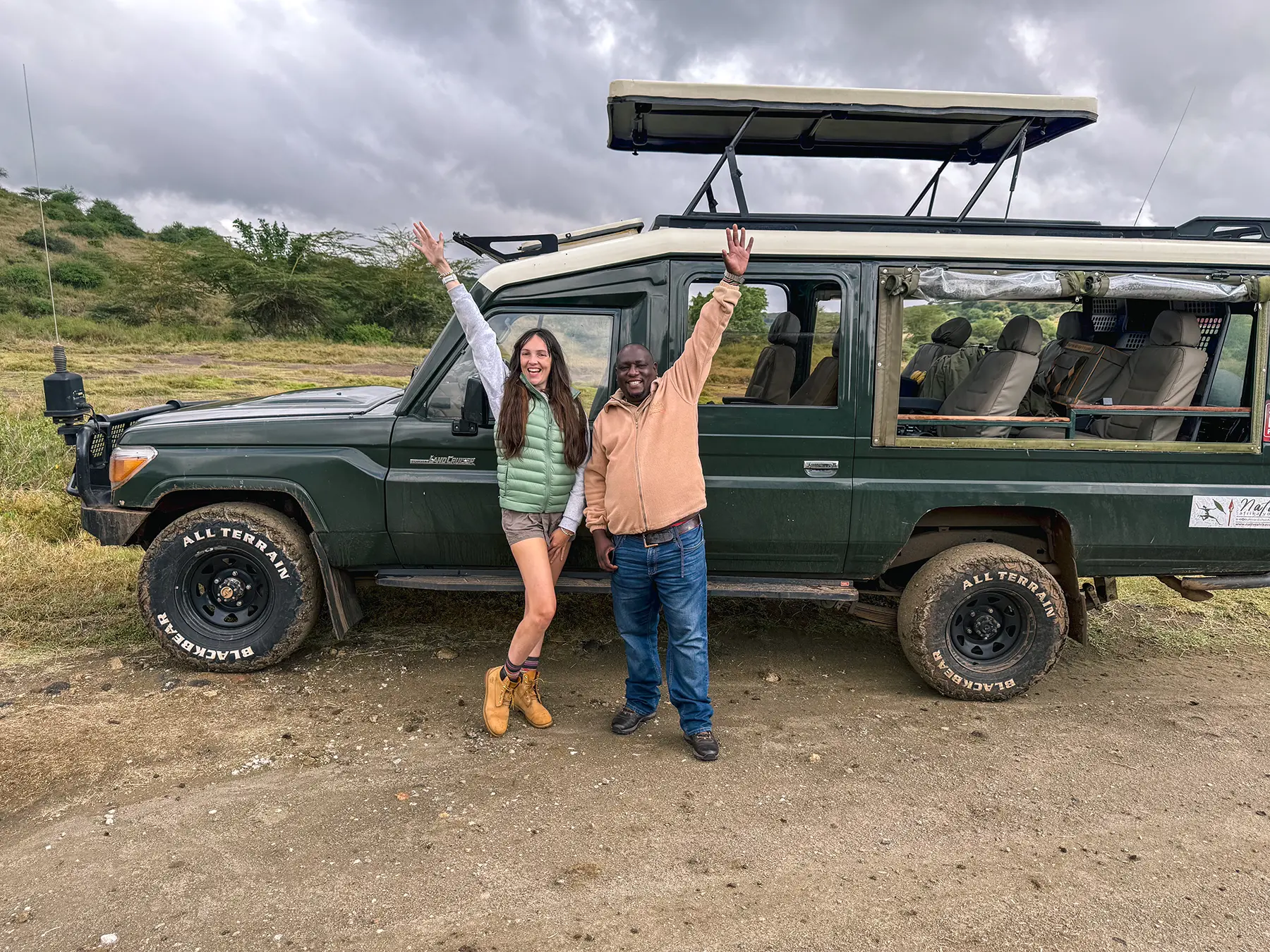 Ella McKendrick on safari with one of my favourite local tour operators