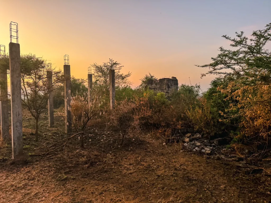 Uganda has a rich history. These are the ruins of Pakuba Lodge, the personal lodge of the awful dictator Idi Aminin in Murchison Falls, Uganda